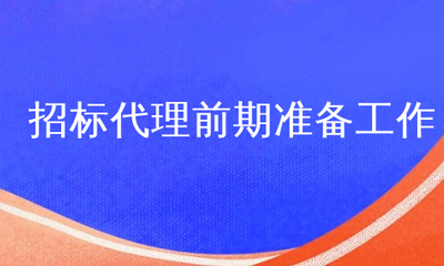 招标代理前期准备工作 专业代理机构的实务指南